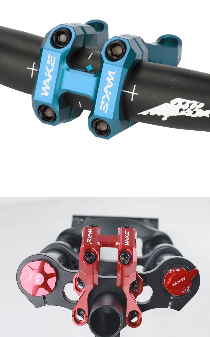 Wake DH/AM/FR MTB Bike Stem CNC Aluminum Alloy Downhill Bicycle DIRECT MOUNT STEM Handlebar 31.8mm for BMX Cycling Ultralight