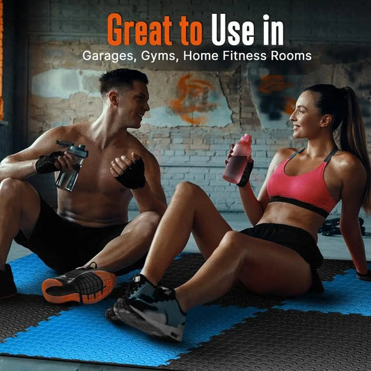 Thick Floor Puzzle Exercise Mats EVA Interlocking Foam Carpet for Gym Fitness Equipment Mats Durable Non-slip Carpet