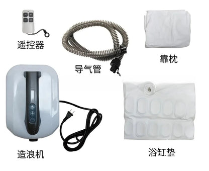 Hot Summer Electric Bathtub Bubble Massage Mat Waterproof Anti-slip Body Spa Air Bubble Bath Massage New Arrival