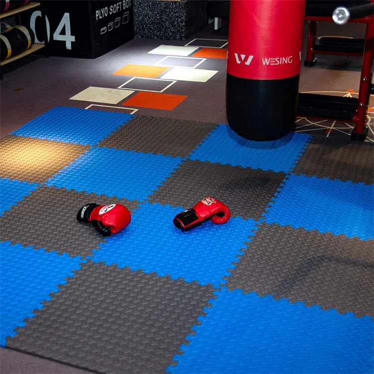 Thick Floor Puzzle Exercise Mats EVA Interlocking Foam Carpet for Gym Fitness Equipment Mats Durable Non-slip Carpet