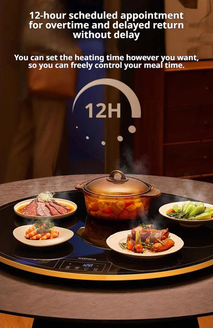 Food insulation board Electric Warming Tray Warmer Plate multi-function heating board foldable insulation