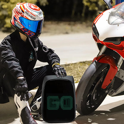 Led Backpack with Programmable Full Color Screen, Birthday Gift Men/Women, Motorcycle Helmet bag Waterproof Shoulder Travel Back