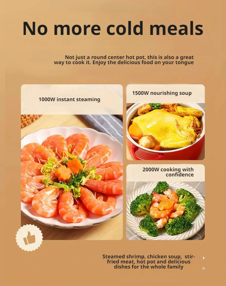 Food insulation board Electric Warming Tray Warmer Plate multi-function heating board foldable insulation