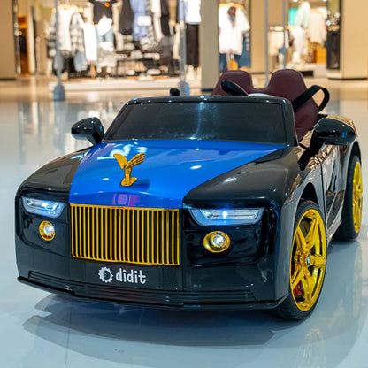 High Quality 1-6 Year Old Children's Electric 4-Wheel Rechargeable Battery Remote-Controlled Children Ride On Toy Car With Music