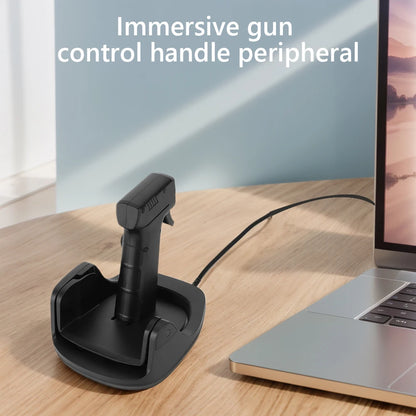 Gun Style Gaming Mouse Ergonomic Fps Shooting Vertical Grip E-Sports Mouse Eating Chicken Mouse for Shooting Games Accessories