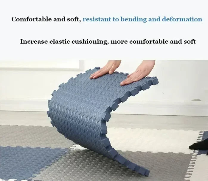 Thick Floor Puzzle Exercise Mats EVA Interlocking Foam Carpet for Gym Fitness Equipment Mats Durable Non-slip Carpet