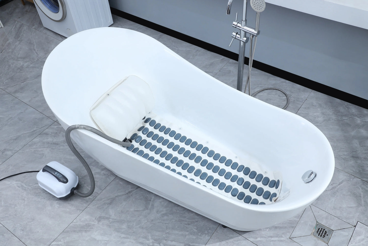 Hot Summer Electric Bathtub Bubble Massage Mat Waterproof Anti-slip Body Spa Air Bubble Bath Massage New Arrival