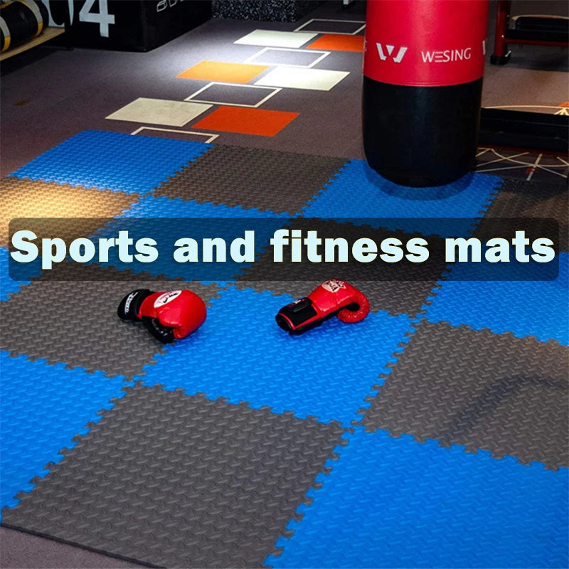 Thick Floor Puzzle Exercise Mats EVA Interlocking Foam Carpet for Gym Fitness Equipment Mats Durable Non-slip Carpet