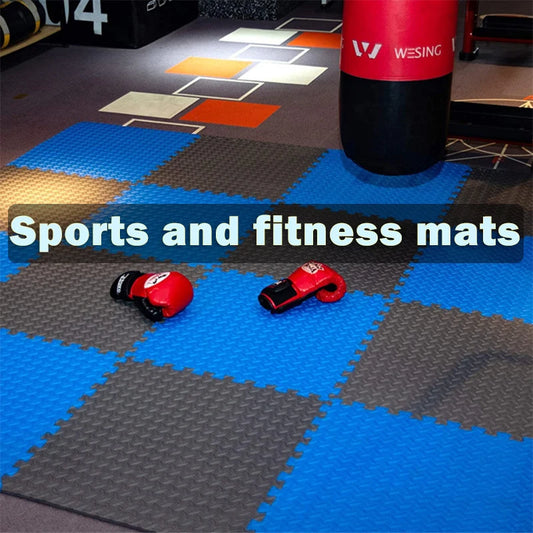 Thick Floor Puzzle Exercise Mats EVA Interlocking Foam Carpet for Gym Fitness Equipment Mats Durable Non-slip Carpet
