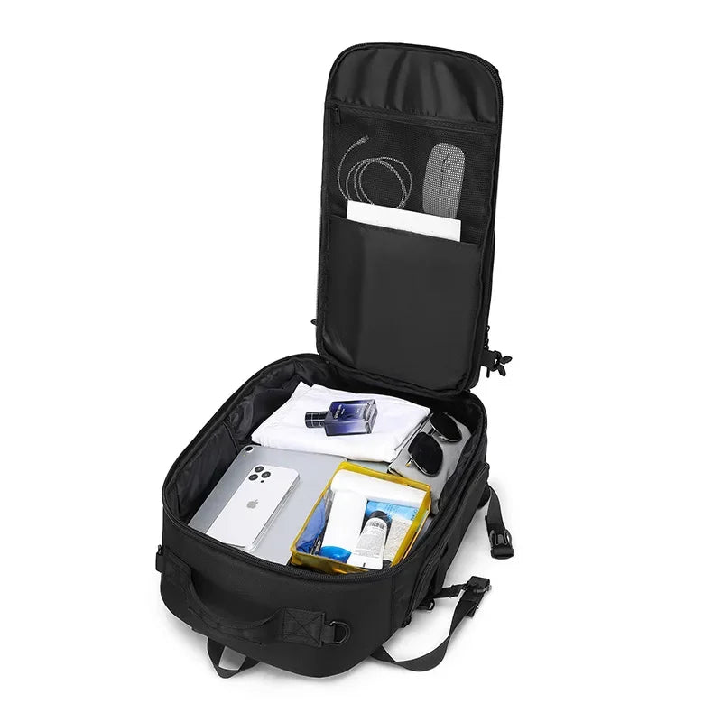Ozuko 20inch Men Backpack Outdoor Travel Pack Male Luggage Multifunctional Backpack Large Waterproof 15.6Laptop Men Bag  Mochila