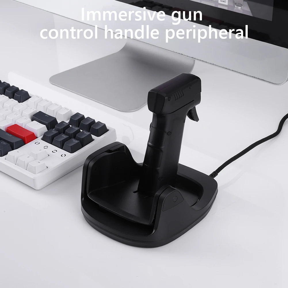 Gun Style Gaming Mouse Ergonomic Fps Shooting Vertical Grip E-Sports Mouse Eating Chicken Mouse for Shooting Games Accessories