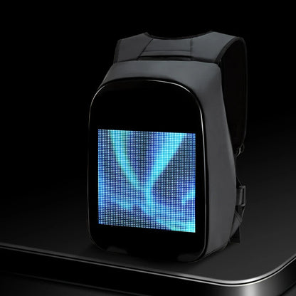 Led Backpack with Programmable Full Color Screen, Birthday Gift Men/Women, Motorcycle Helmet bag Waterproof Shoulder Travel Back