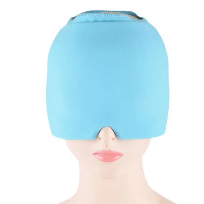 Migraine Relief Hat headache hat Gel Hot Cold Therapy Ice Cap For Relieve Pain Ice Hat Eye Mask Stress Pressure Pain Relief