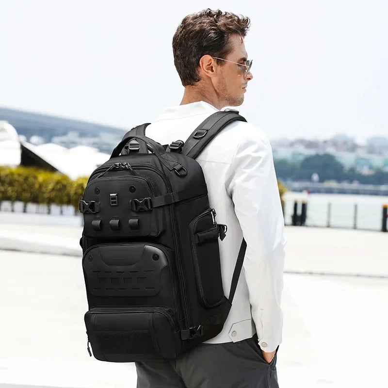 Ozuko 20inch Men Backpack Outdoor Travel Pack Male Luggage Multifunctional Backpack Large Waterproof 15.6Laptop Men Bag  Mochila